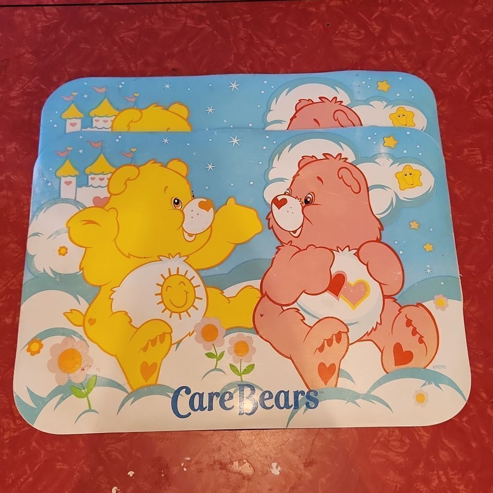 Care Bears 2005 Vinyl Placemat Set of 2